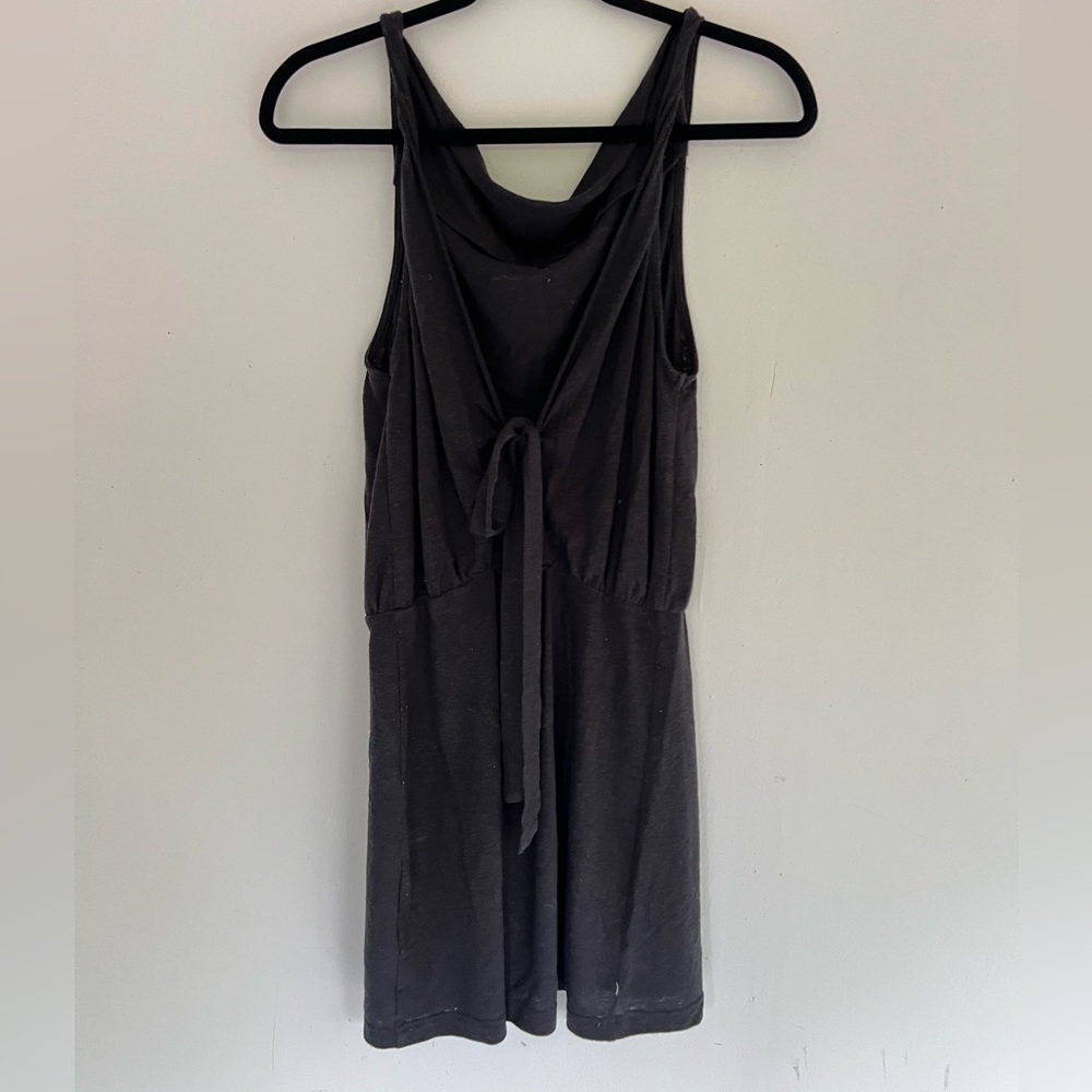 FREE PEOPLE Beach Mini Dress Charcoal